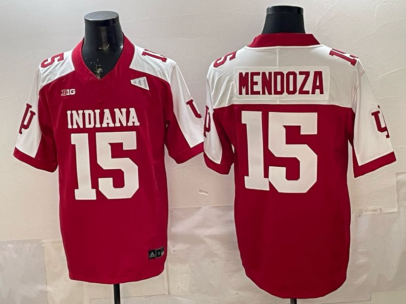 Men 2026 Ohio State Buckeyes #15 Mendoza Red Limited NCAA Jersey 081->ncaa teams->NCAA Jersey